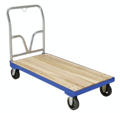 Vestil Hardwood Platform Truck with Steel Frame 