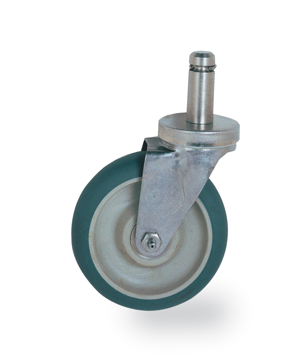 Metro Stainless Steel Cart Washable High Modulus Rubber Caster