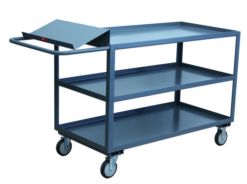 Jamco 3-Shelf LO-Series Steel Service Cart