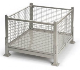 Davco Collapsible KDW-01 Wire Mesh Steel Container