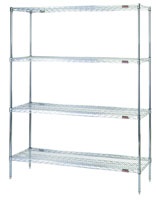 Eagle Group 4-Shelf Wire Shelving Unit 