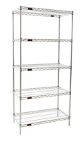 Eagle Group 5-Shelf Wire Shelving Unit 