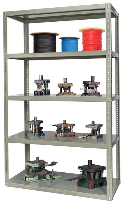 hallowell high capacity boltless shelving, hallowell die shelving, hallowell bulk shelving, heavy duty shelving