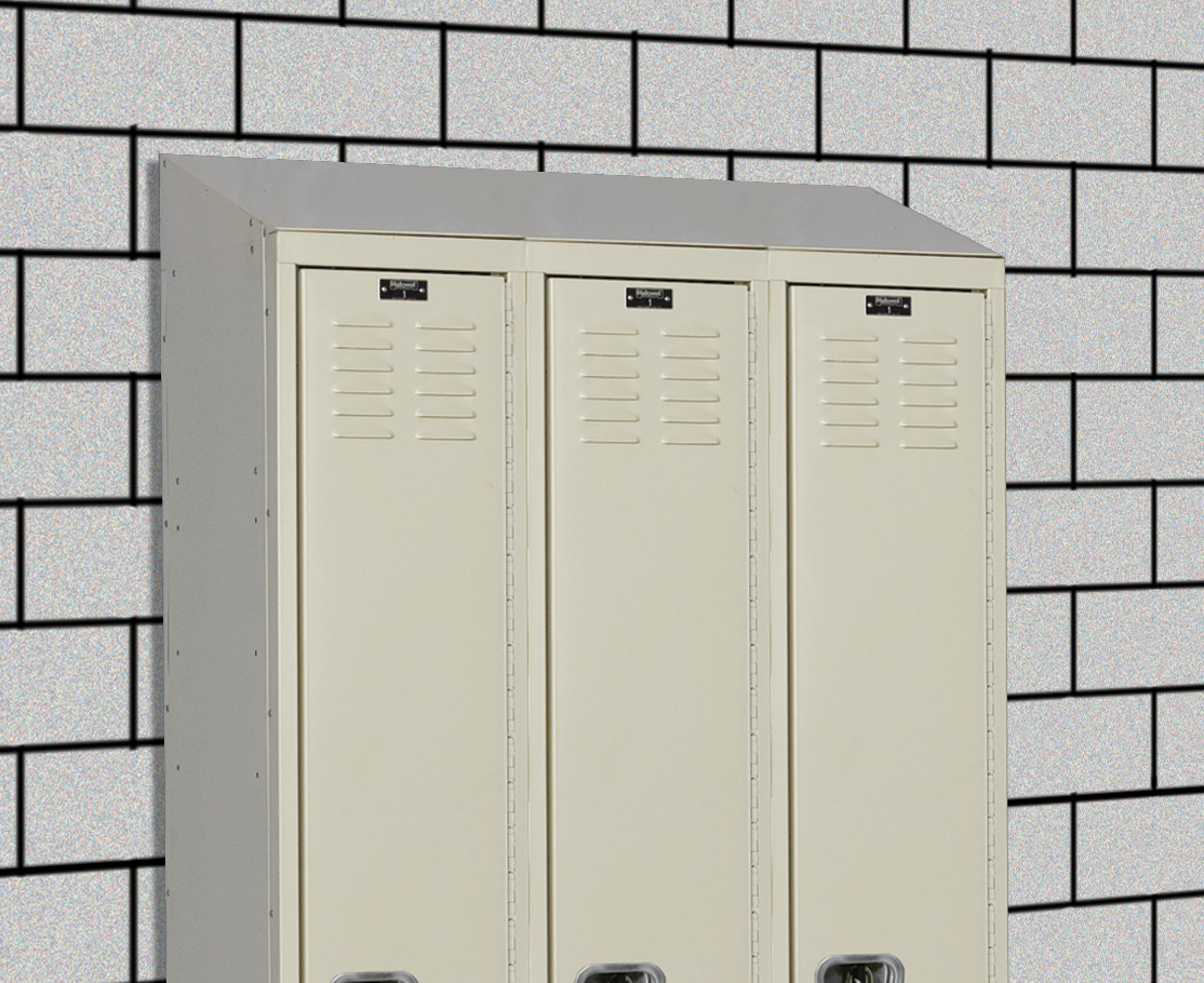 Hallowell 18 gauge Continuous Slope Locker Top