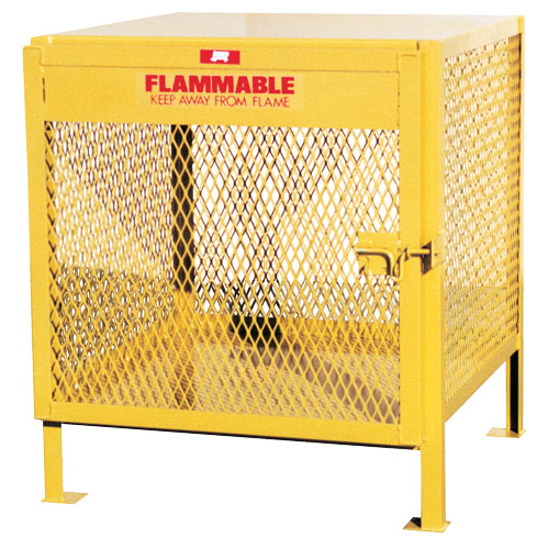 cylinder storage cabinet