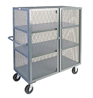 Jamco 3-Shelf VC-Series Mesh Security Cart