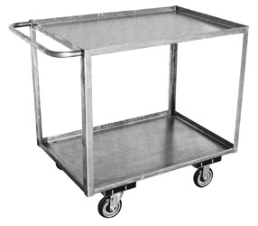 Jamco 2-Shelf XB-Series Stainless Steel Cart