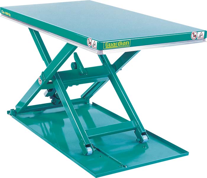 scissors lift tables