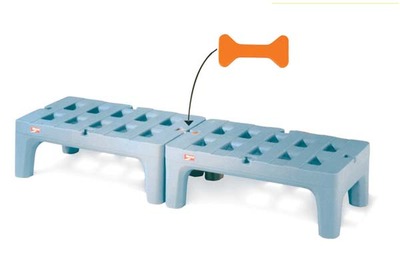 Metro Bow Tie  Polymer Dunnage Rack