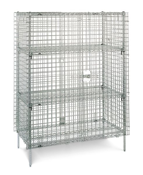 Metro Stationary Chrome  Plated Wire Security Cage