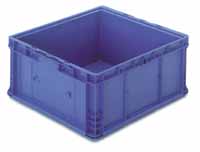 straight wall plastic container