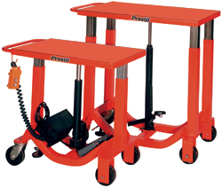 work positioning table cart