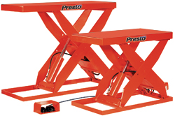 scissors lift tables