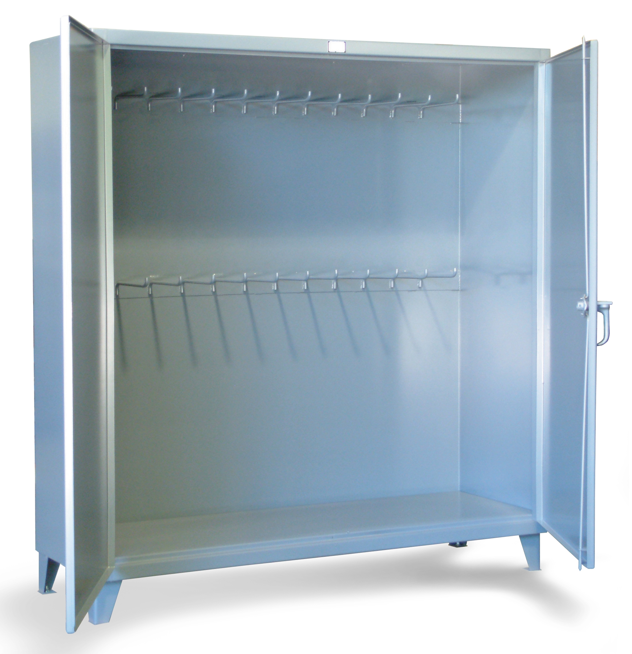 Strong Hold Storage Cabinet with Hanger Pegs