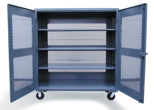 strong hold mobile ventilated cabinet