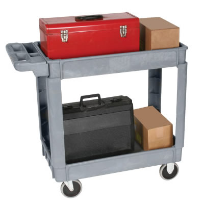 Wesco Deluxe Plastic Service Cart
